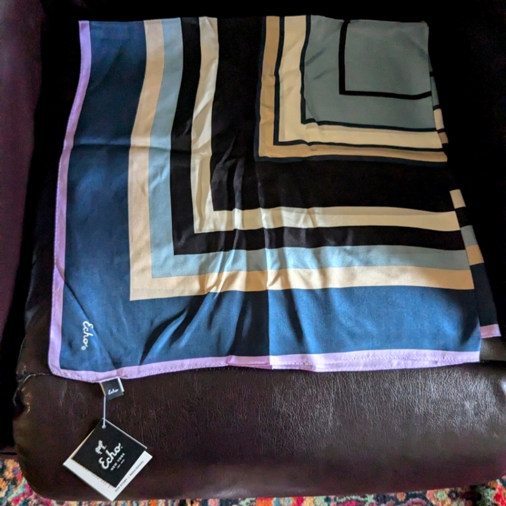 Echo Silk Scarf